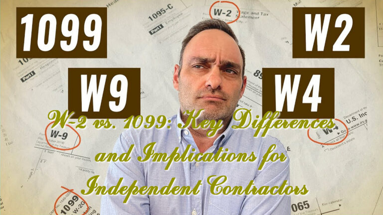 W-2 vs. 1099: Key Differences and Implications for Independent Contractors